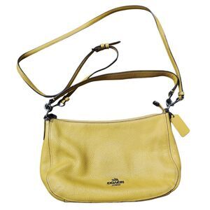 Coach Sutton Crossbody Sunflower Pebbled Leather Classic Autumn Everyday Casual